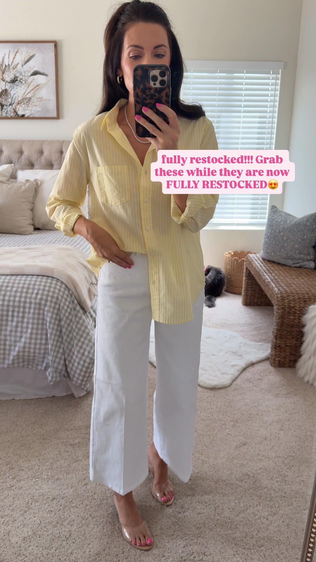 RESTOCKED!!! White denim that looks + fits like mother but under $30! Run tts, between go down
Wearing a 2
Small in kohls blouse 

#LTKootd #LTKSaleAlert #LTKSeasonal