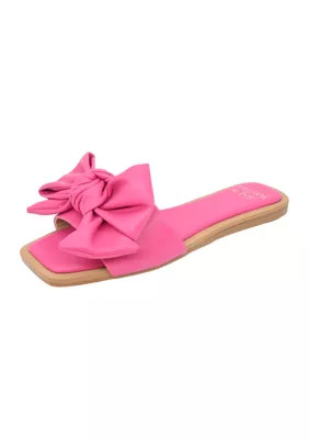 Crown & Ivy™ Sophia Bow Sandals | Belk