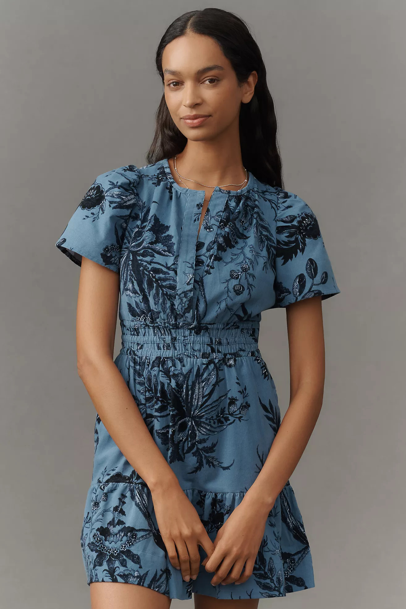 The Somerset Corduroy Mini Dress | Anthropologie (US)