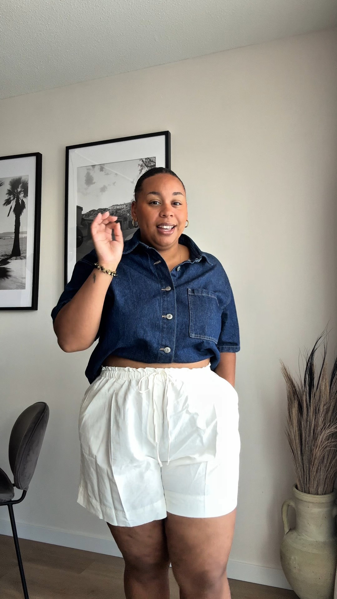 Affiliate | H&M plussize shorts 

#LTKplussize #LTKnederlands #LTKsummer