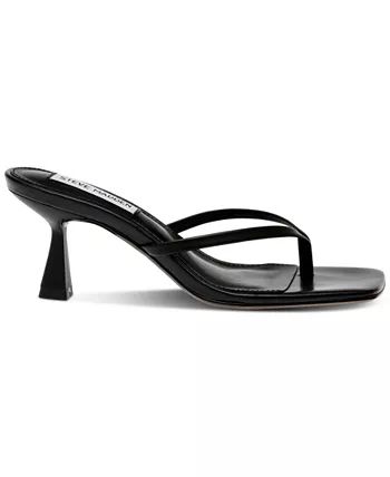 Steve Madden Women's Allies Kitten-Heel Thong Dress Sandals - Macy's | Macy's
