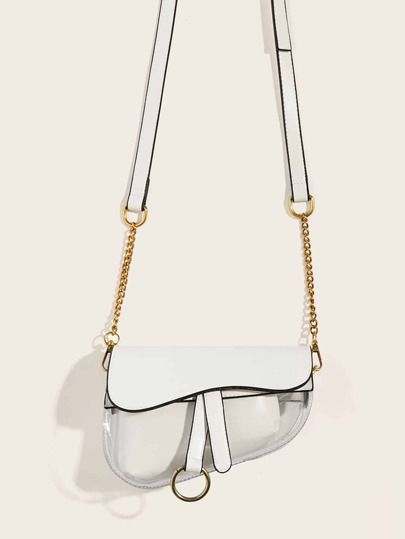 Clear Crossbody Bag With Inner Pouch | SHEIN