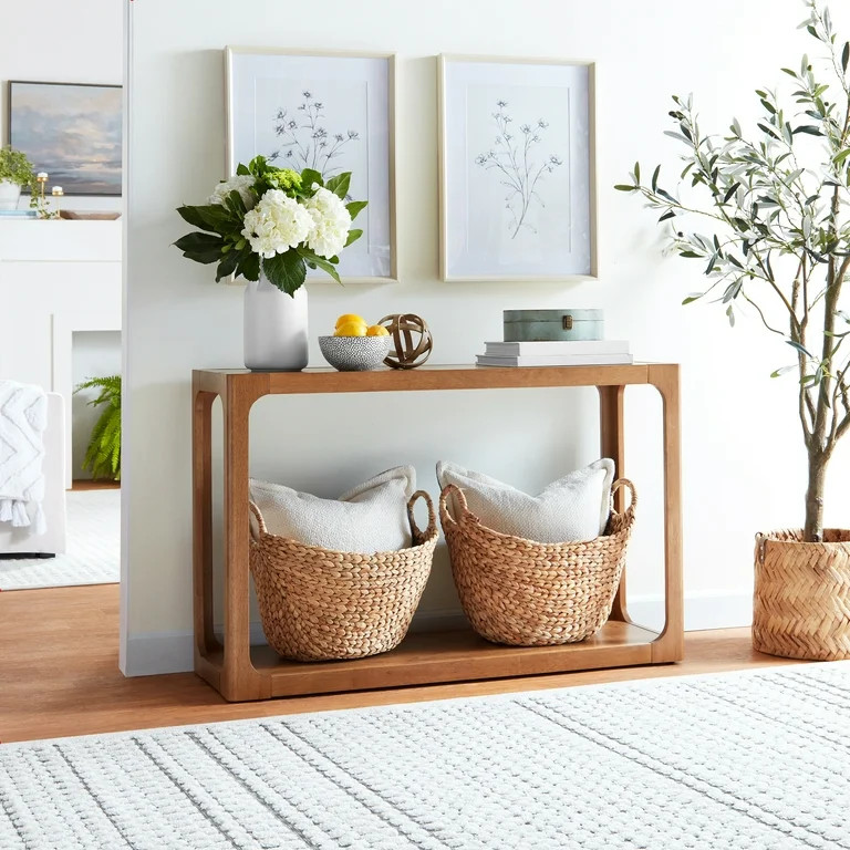 My Texas House Haven Console Table, Warm Brown | Walmart (US)