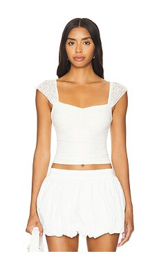 MORE TO COME Kendall Top in Ivory from Revolve.com | Revolve Clothing (Global)