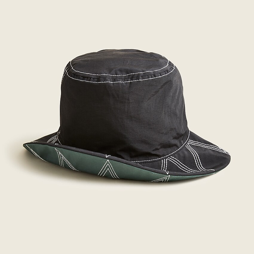 Reversible cotton bucket hat | J. Crew US