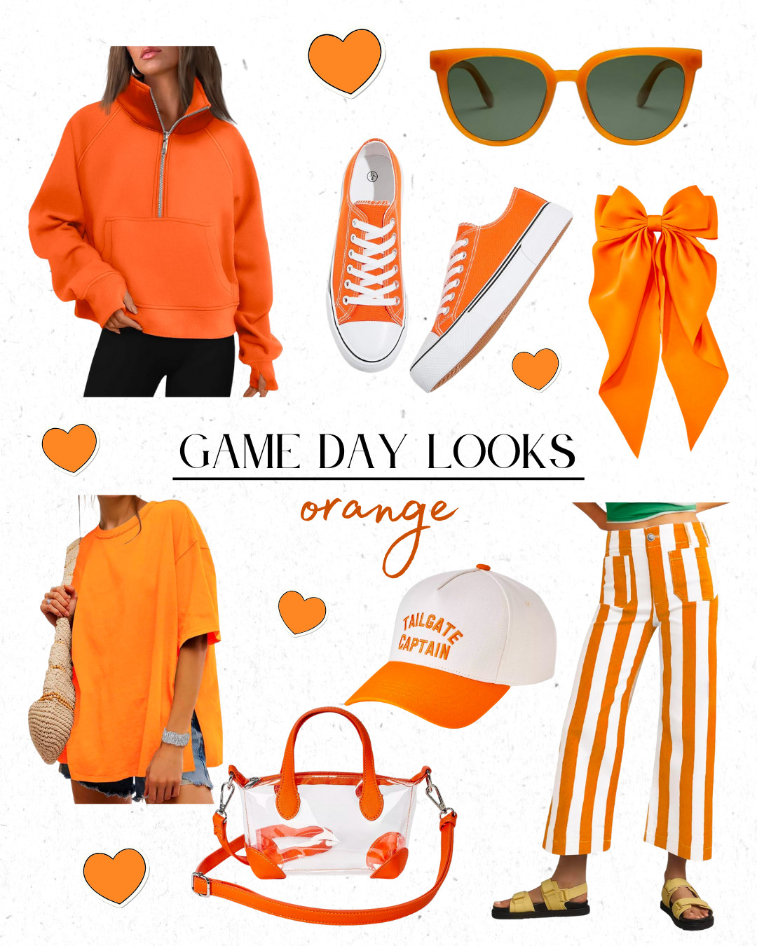 Everything you need to cheer for your team on game day! 

#gameday #momootd #millennial #womensfashion #affordablefashion #orange 

 