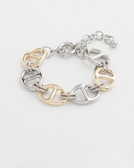 Mixed Metal Links Bracelet | Chico's