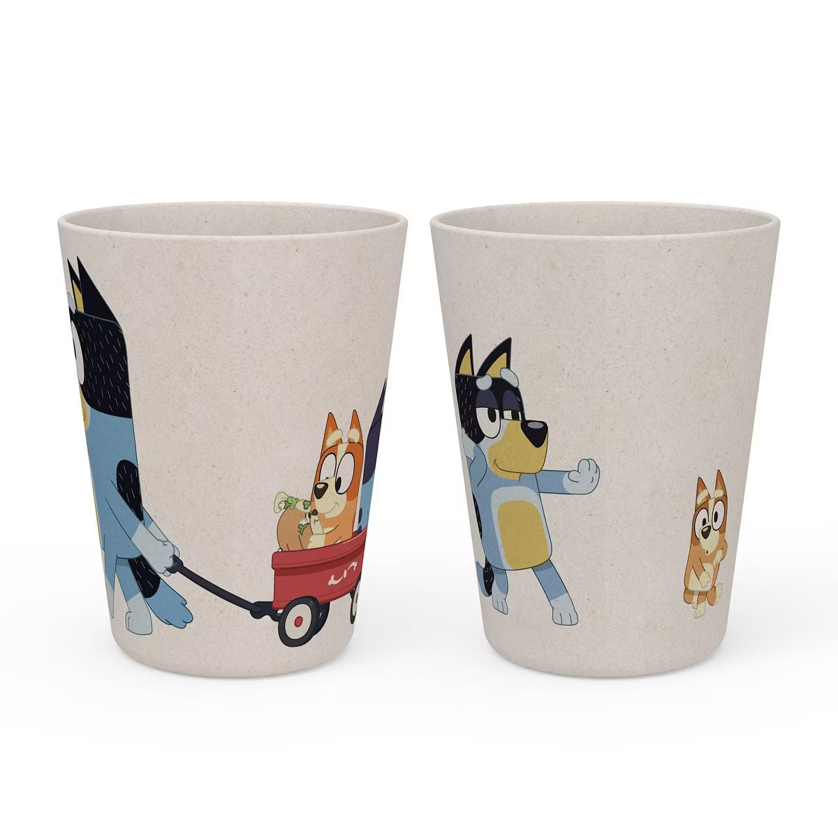 Zak Designs 2pk 10 fl oz Bluey Melamine Tumblers Blue/Cream | Target