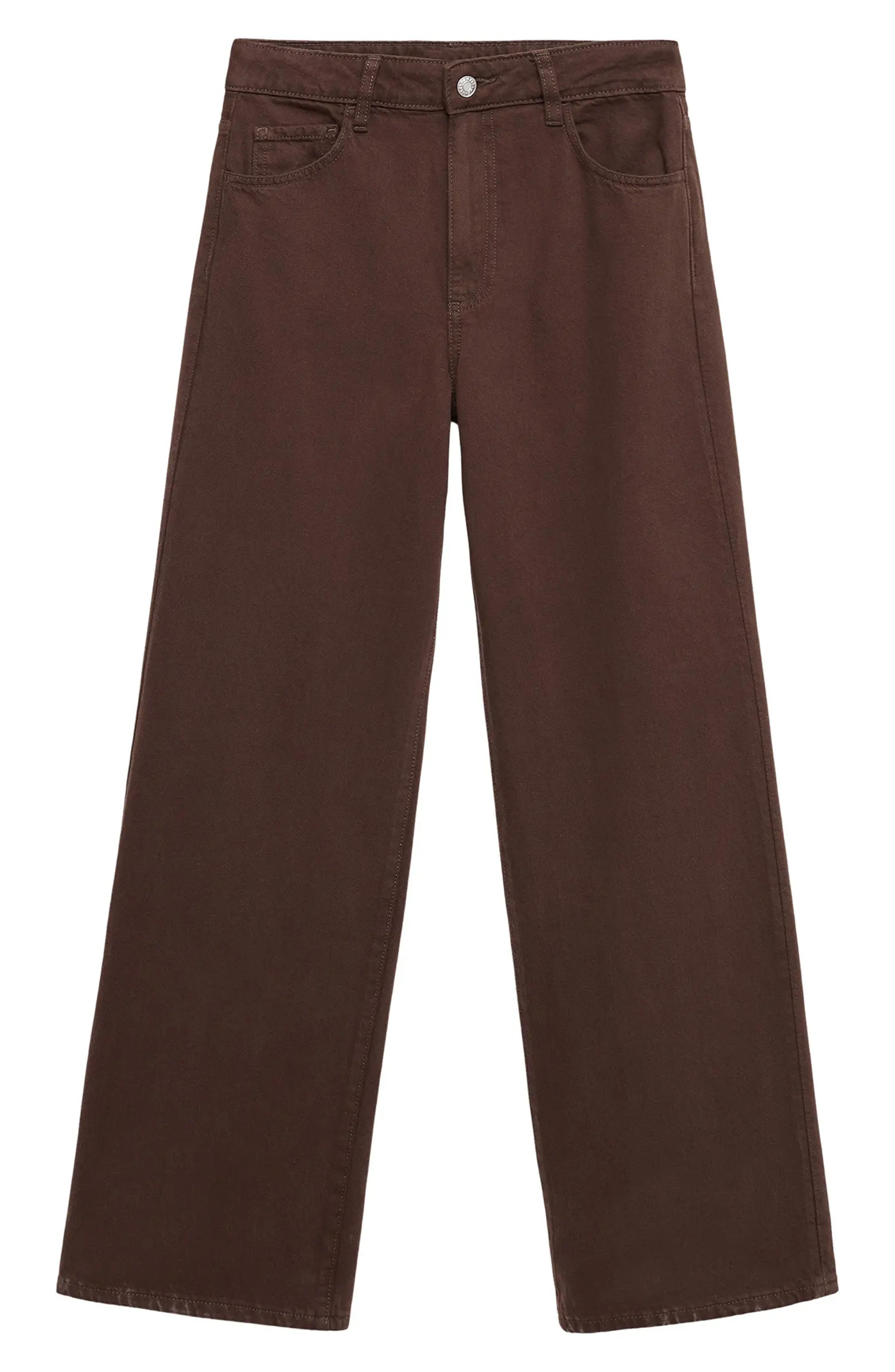 Danila Raw Hem High Waist Wide Leg Jeans | Nordstrom