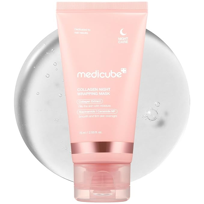 Medicube Collagen Overnight Wrapping Peel Off Facial Mask Pack - Elasticity & Hydration Care, Red... | Amazon (US)