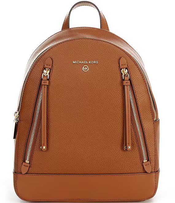 Brooklyn Medium Pebbled Leather Backpack | Dillards