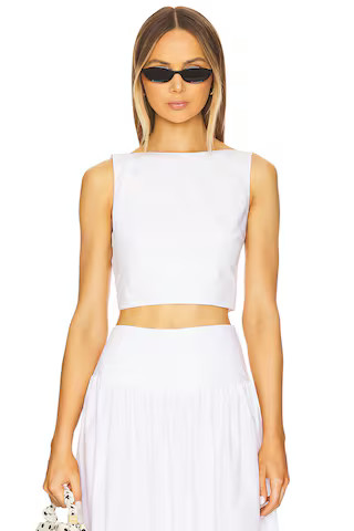 Susana Monaco Open Back Top in Sugar from Revolve.com | Revolve Clothing (Global)