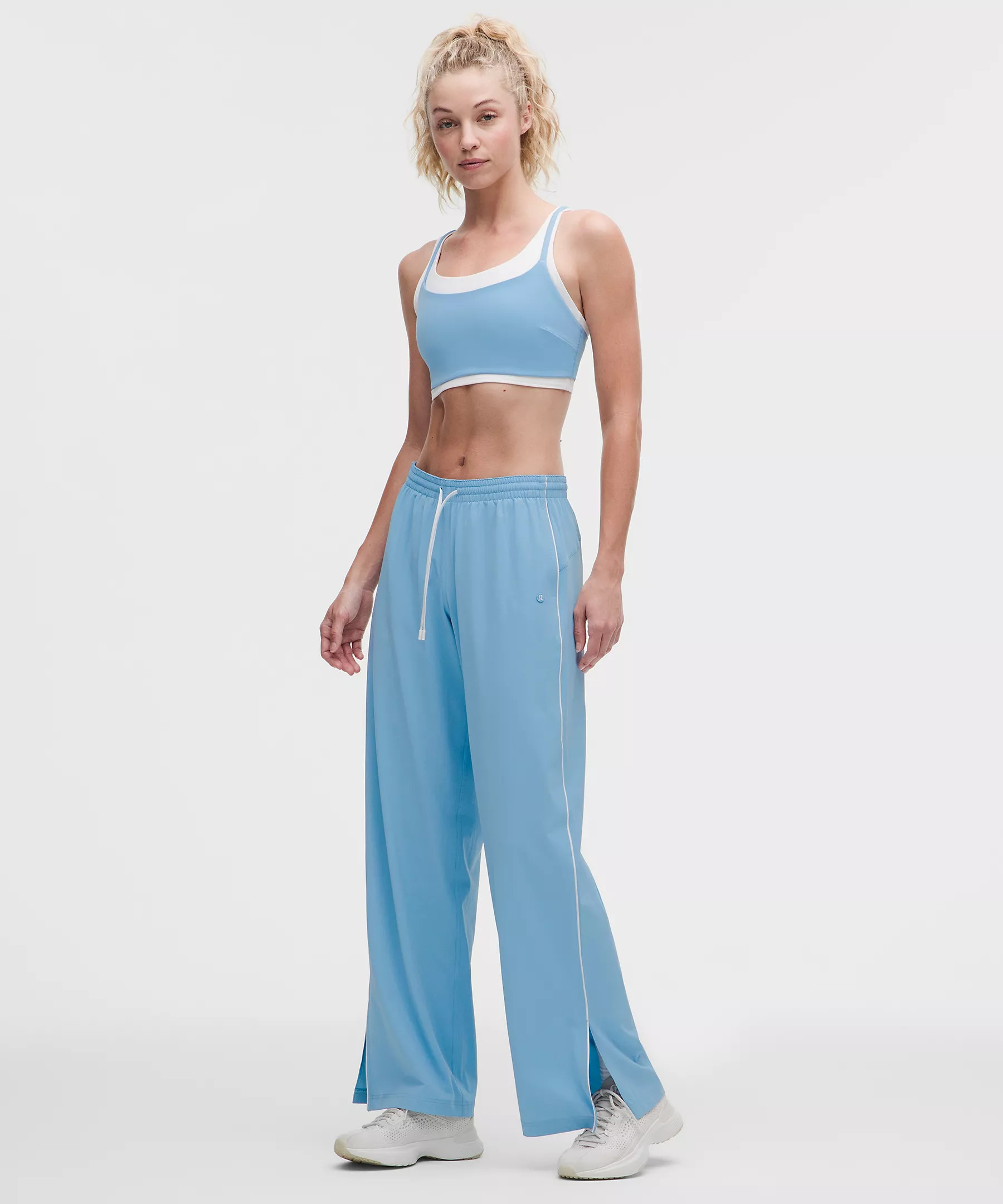 Court Rival Wide-Leg Track Pant Regular Contrast Drawcord | Lululemon (US)