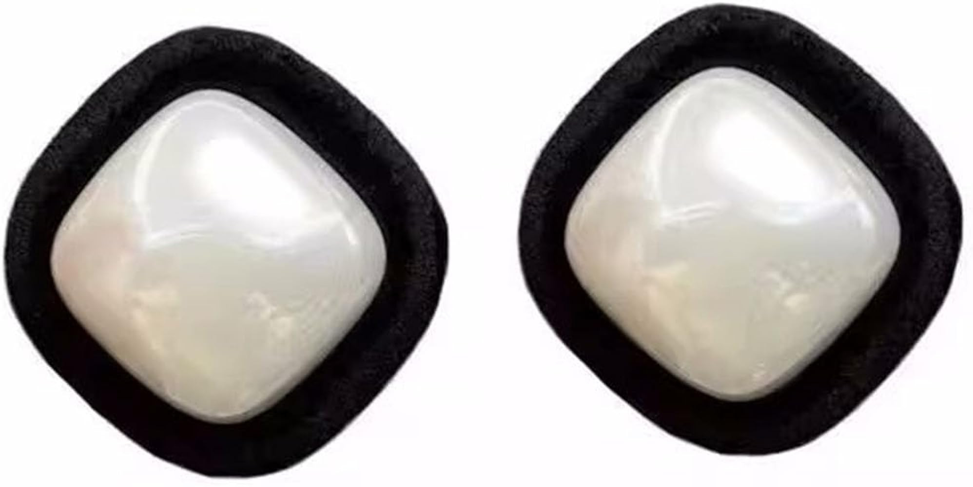 Pom Pom Earrings for Women Cute Heart Pearl Pom Pom Stud Earrings Faux Fur Fluffy Pom Earrings Fl... | Amazon (US)