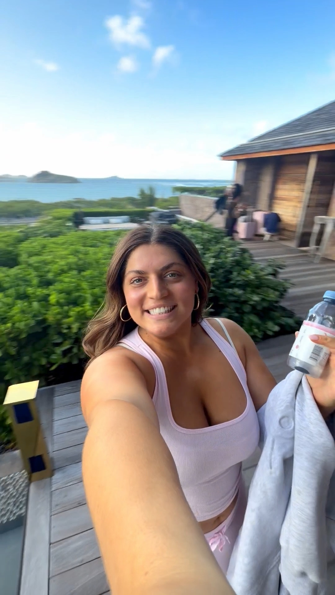 this travel pink set!!!✈️💗 so so good and so comfy! i ordered it in grey too since i love a matching set moment✨🌴 

wearing large top and x-large pants!! this baby pink is everything🎀


#LTKMidsize #LTKPlusSize #LTKdayinmylife