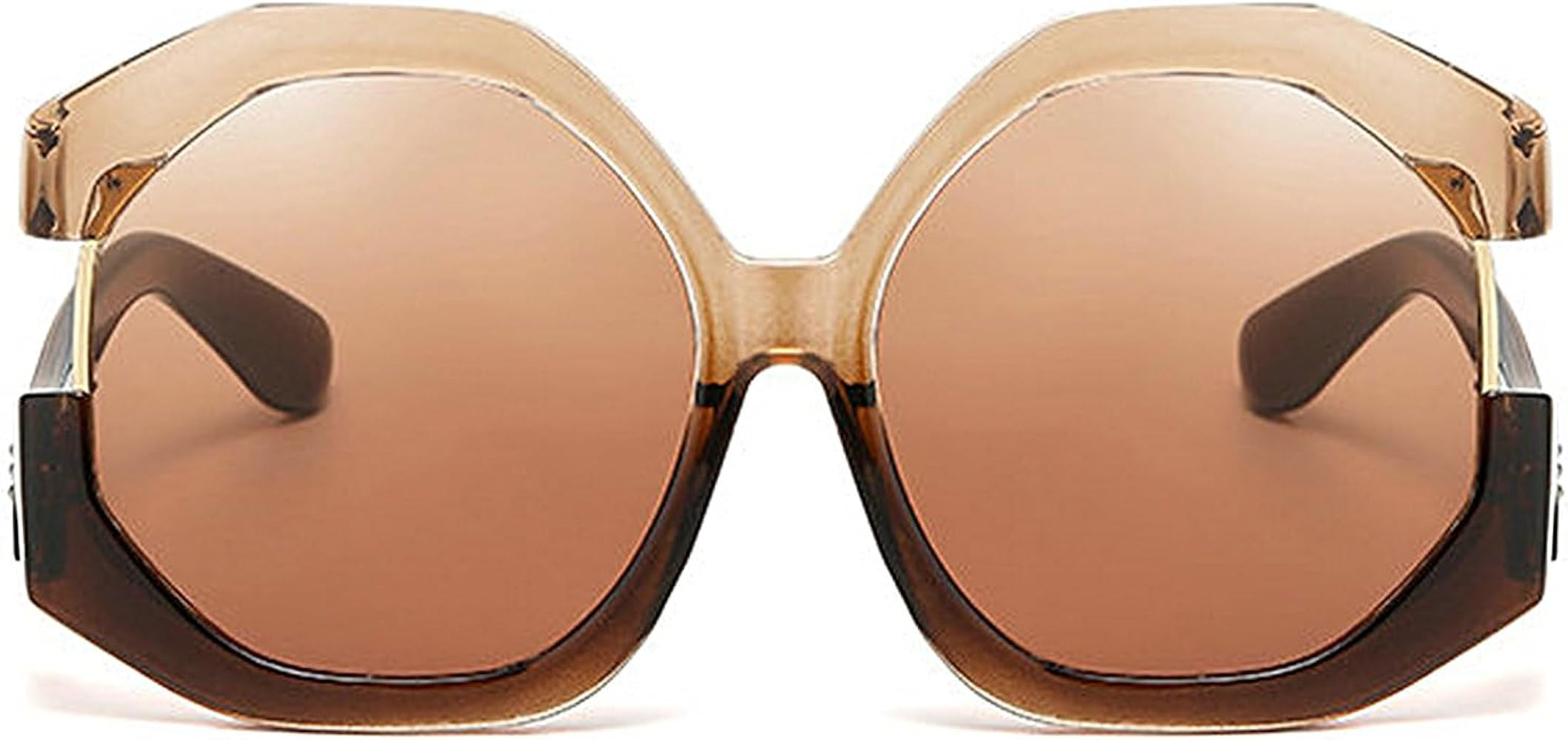 COTIA 2024 Oversized Round Sunglasses for Women Men Fashion Polygon Square Personality Trending S... | Amazon (US)