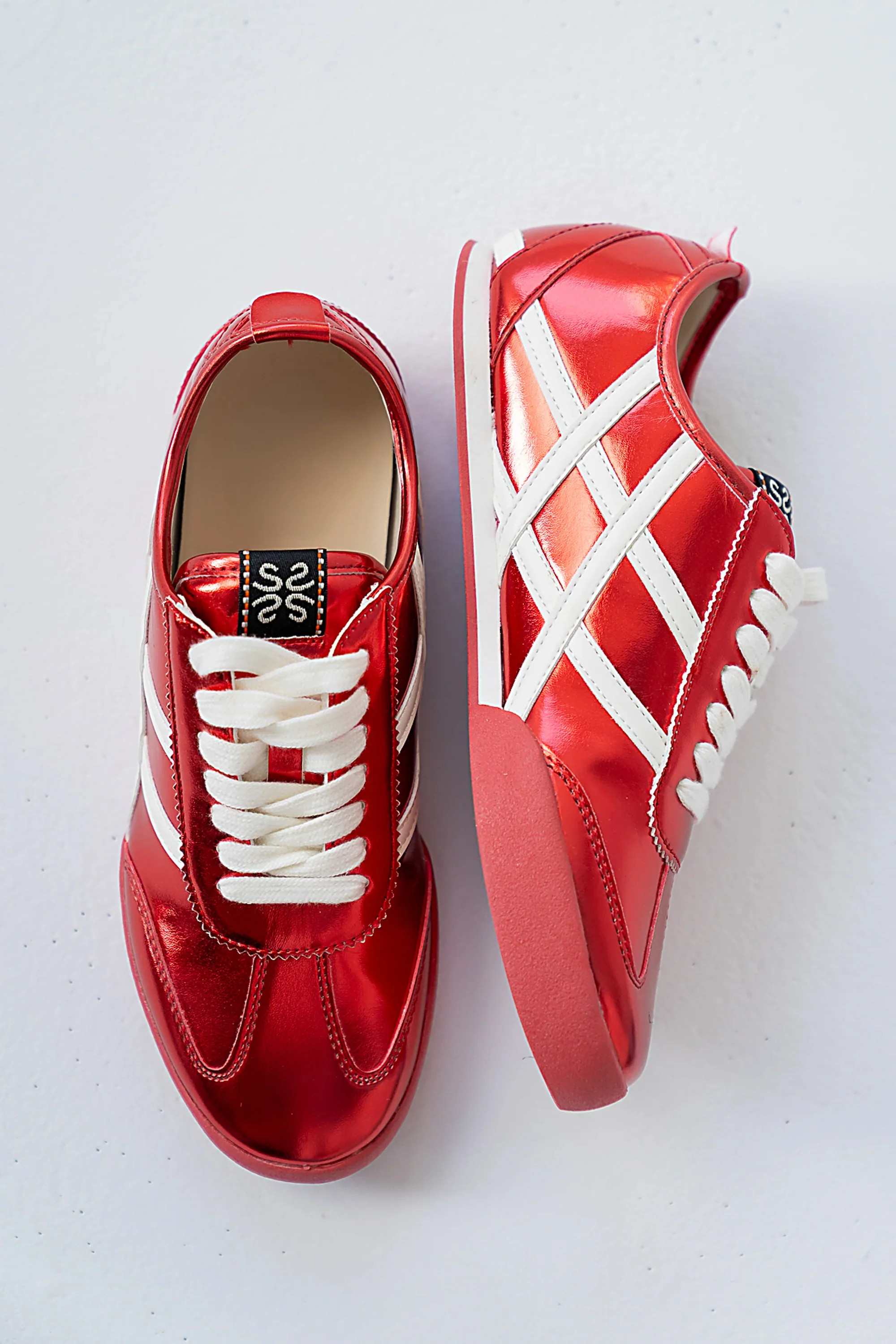 Polly Sneakers in Metallic Red | Böhme US