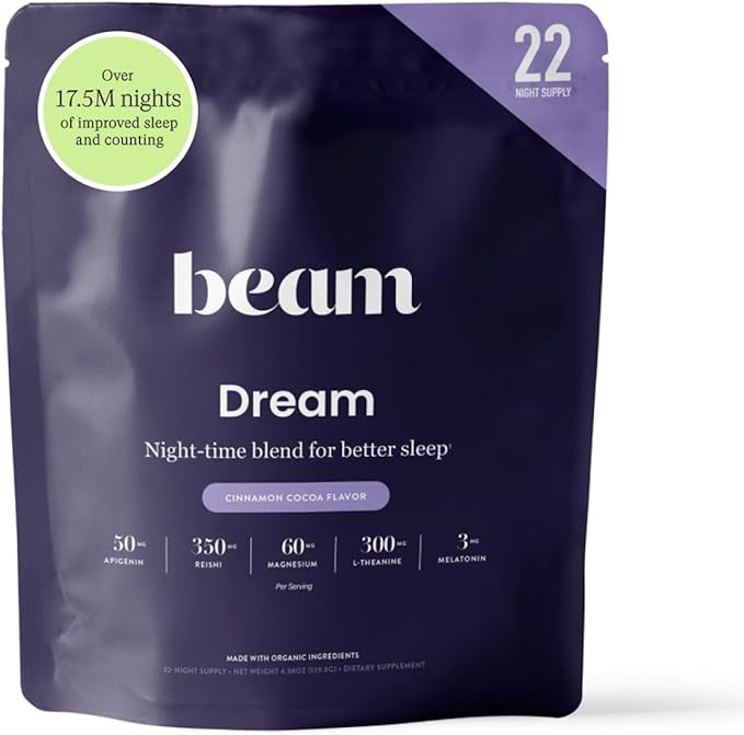 Beam Dream Sleep Powder, Sleep Supplement, Sleep Aids for Adults, Contains Magnesium, Melatonin, ... | Amazon (US)