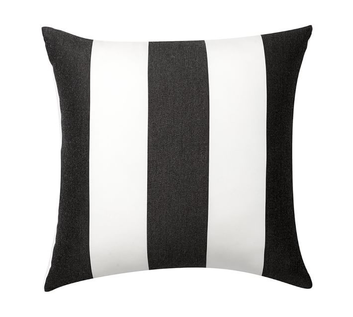 Sunbrella® Awning Striped Indoor/Outdoor Pillows | Pottery Barn (US)
