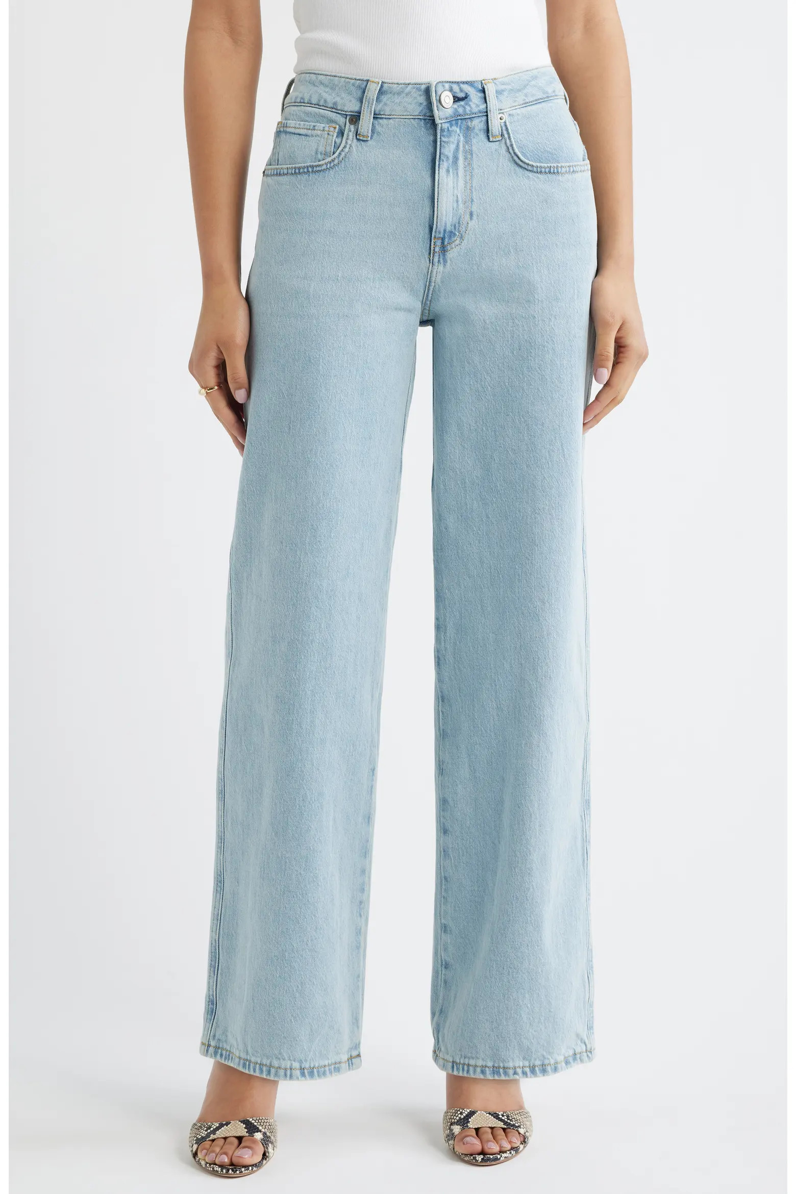Mid Rise Wide Leg Jeans (Women) | Nordstrom | Nordstrom