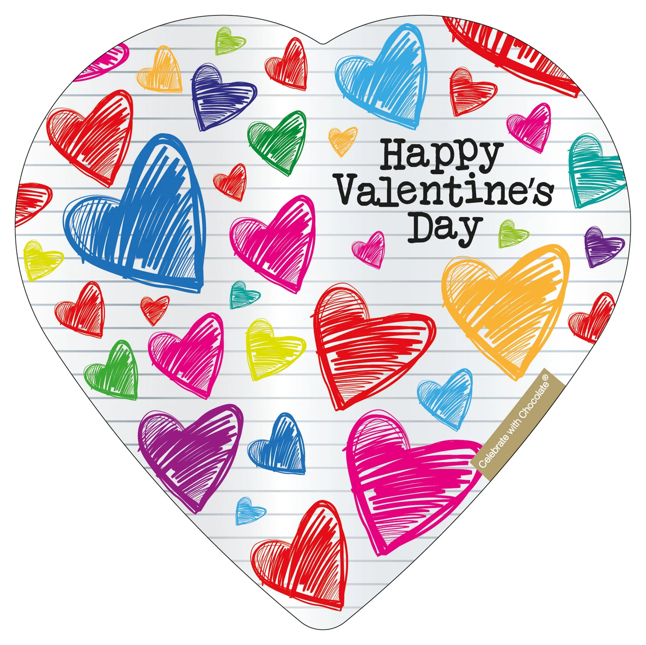 Elmer Chocolate Assorted Chocolate Classroom Colored Hearts 2oz 5 Pieces | Walmart (US)