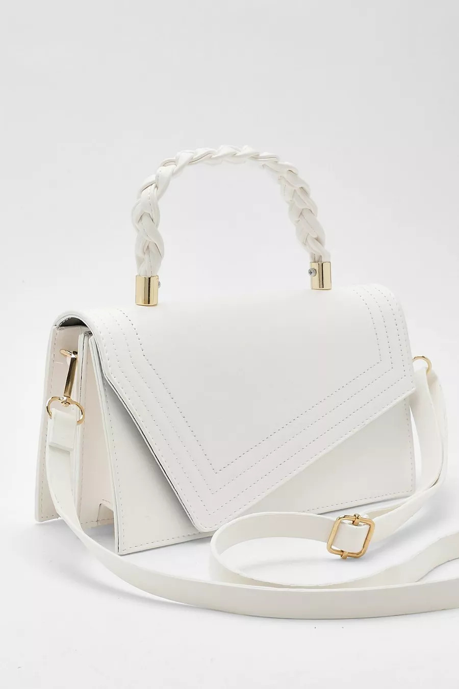 Sac bandoulière structuré | Boohoo.com (FR)