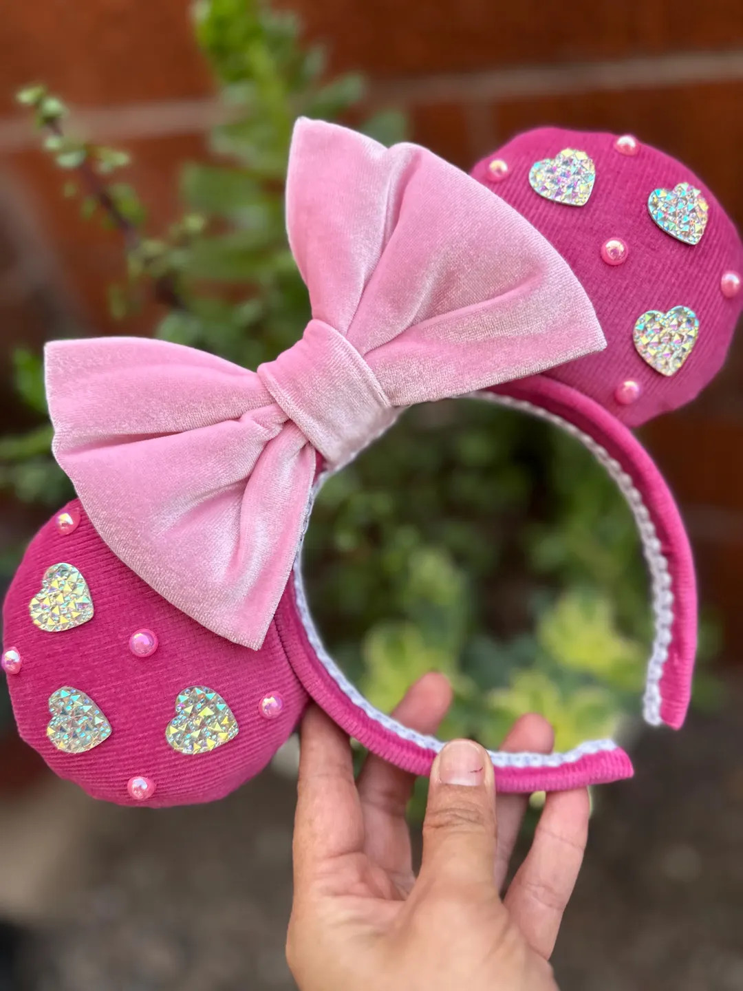 Valentines Minnie Ears - Etsy | Etsy (US)