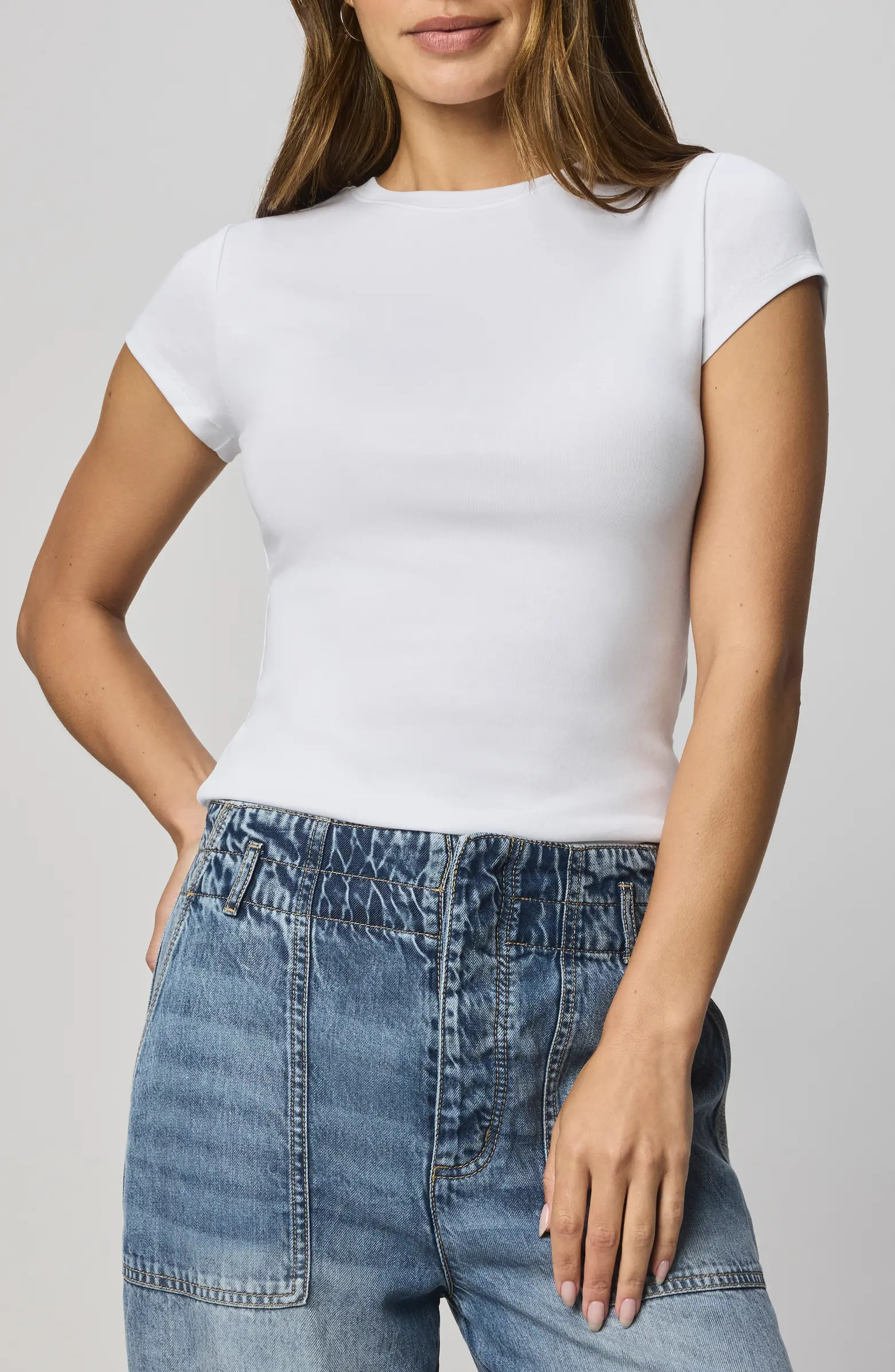 Josie Stretch Jersey T-Shirt | Nordstrom