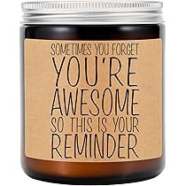 GSPY Lavender Scented Candles - Thank You Gifts, Relaxing Gifts for Women - Galentines Day, Gifts... | Amazon (US)