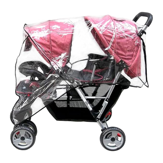 Aligle Weather Shield Double Popular for Swivel Wheel Stroller Universal Size Baby Rain Cover/Win... | Amazon (US)