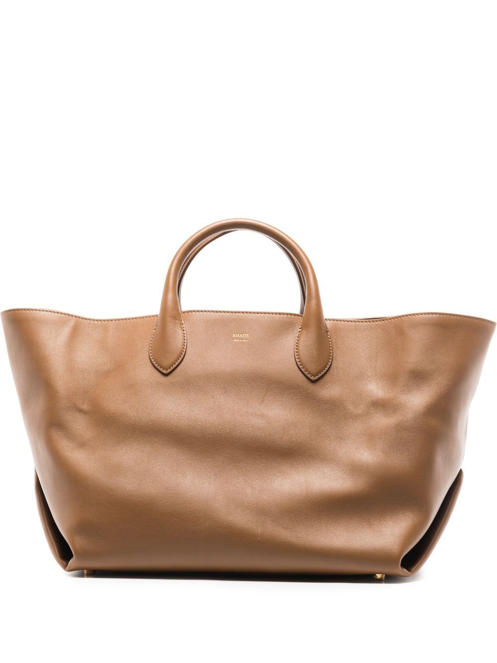 KHAITE Amelia Leather Tote Bag - Farfetch | Farfetch Global