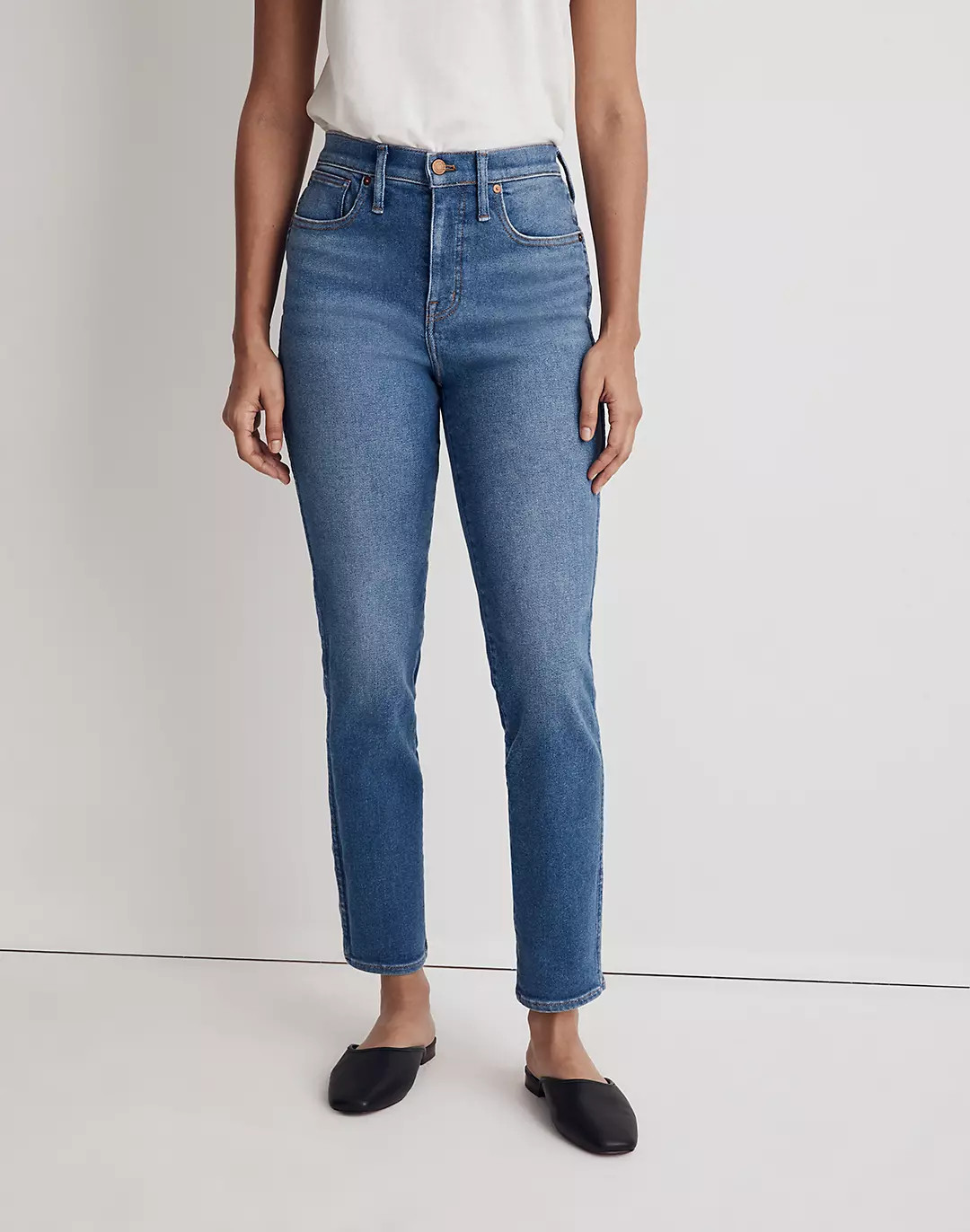 Petite Stovepipe Jeans in Leaside Wash | Madewell