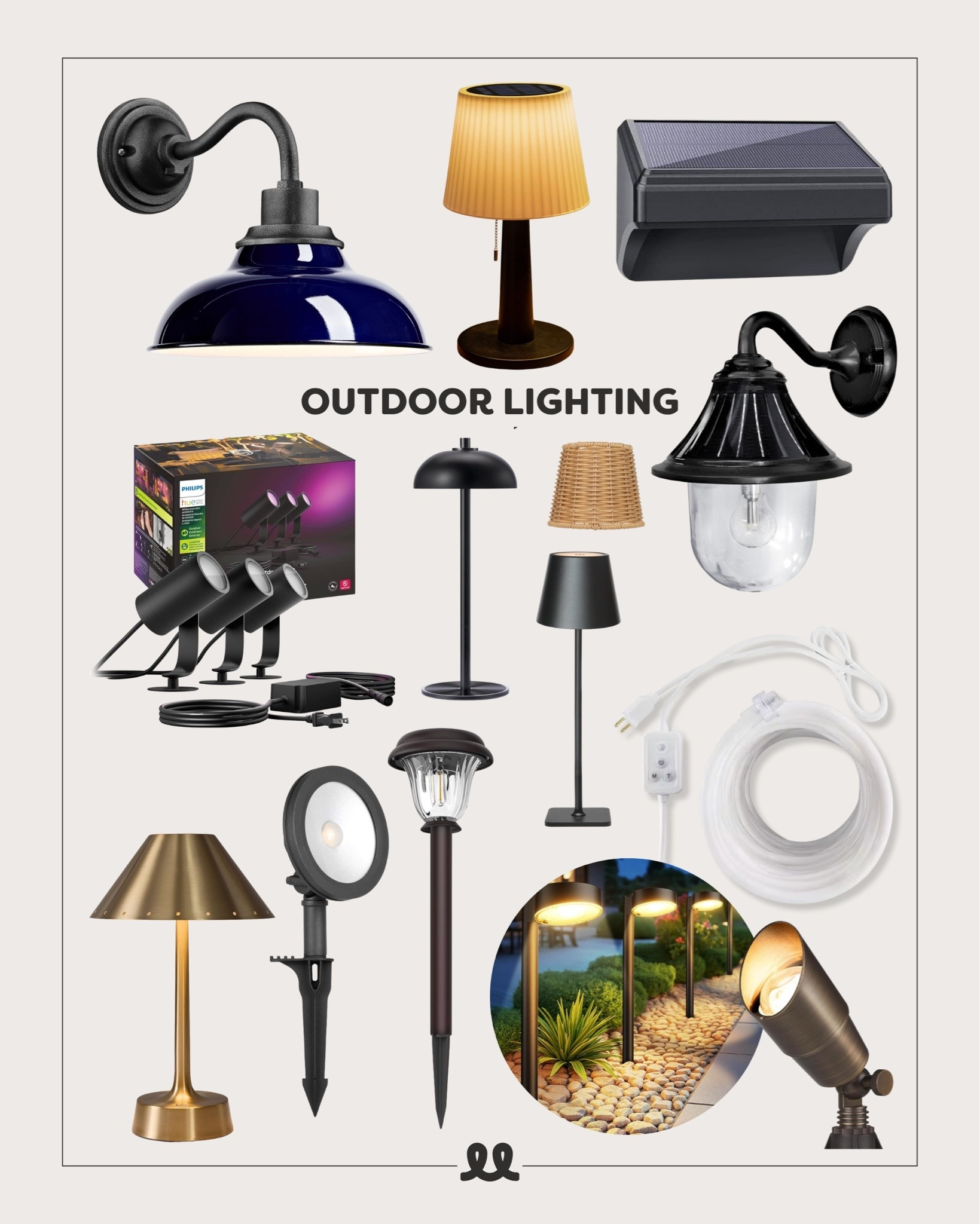 Rounded up some of our favorite easy-to-use landscape lighting products!￼

#LTKHome