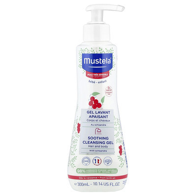 Mustela, Soothing Cleansing Gel with Schisandra, Fragrance Free, 10.14 fl oz (300 ml) | iHerb