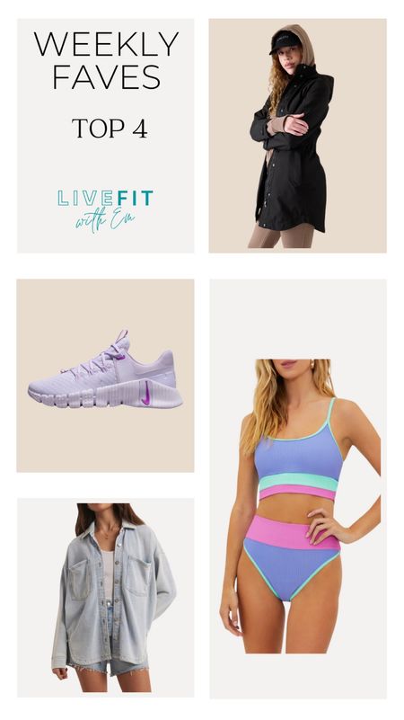 From hitting the gym to lounging in style, these weekly faves have you covered! 💪 The perfect mix of comfort and trend, each piece is a must-have for keeping your spring vibes strong. #WeeklyTop4 #FashionFinds #SpringEssentials

#LTKfitness #LTKstyletip #LTKswim