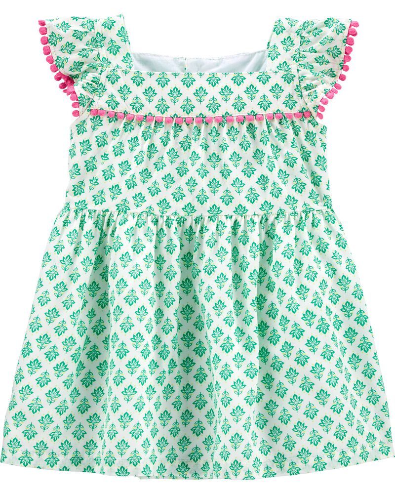 Geo Print Poplin Dress | Carter's