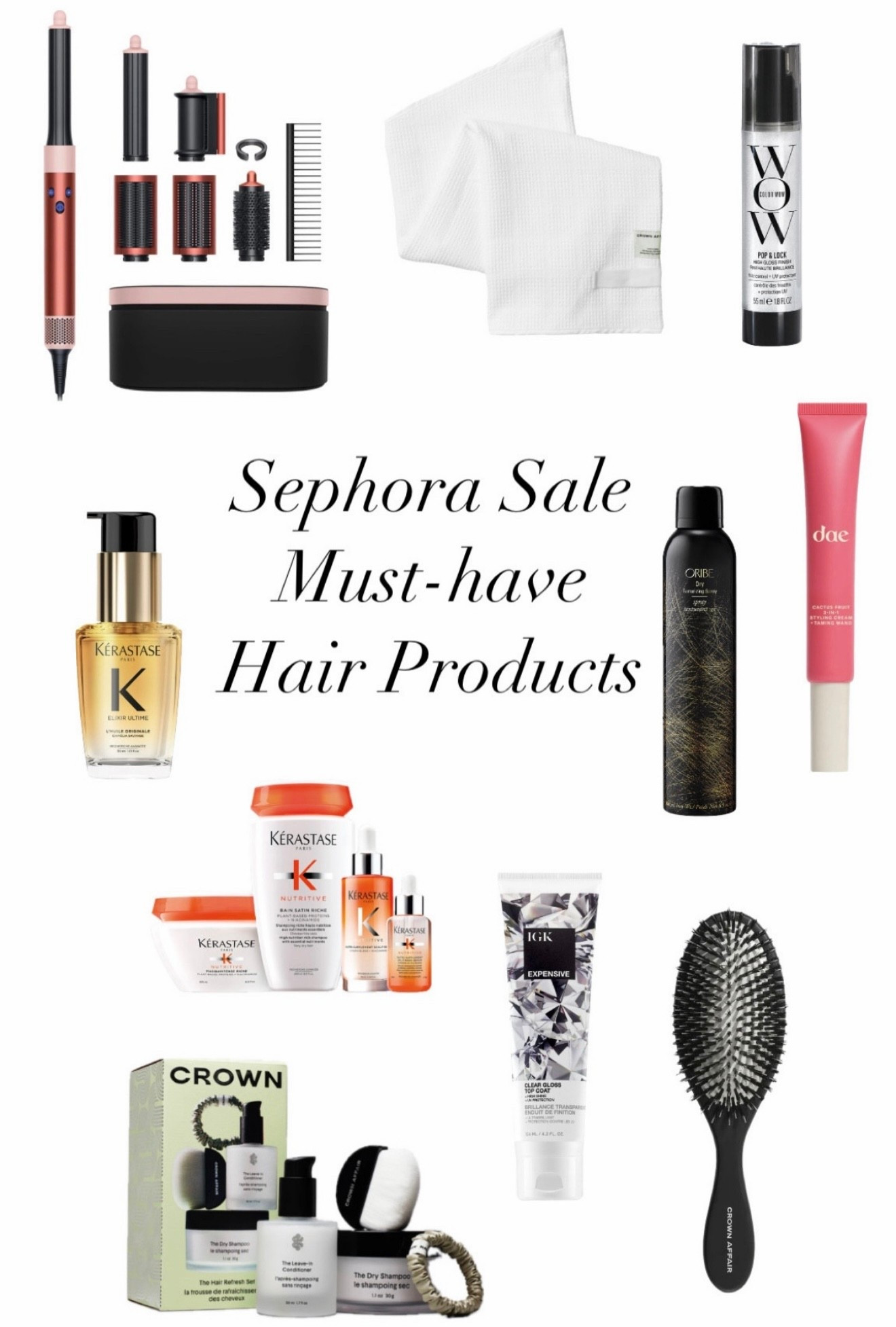 Sephora Sale hair must-haves 💕 best products for shiny, healthy, frizz-free hair | Dyson, Kérastase, Oribe, Crown Affair and more. 

Sephora Sale, haircare favorites, Sephora hair sale, hair must haves, Dyson Airwrap, Kerastase, Oribe, Dae, Color Wow, IGK, Crown Affair, best hair products, shine treatment, frizz control, hair repair, glossy hair, hair serum, hair oil, dry shampoo, leave-in conditioner, hair mask, damaged hair, smooth hair, volume boost, hair styling, healthy hair routine, beauty sale, Sephora favorites, luxury haircare, viral hair products



#LTKSaleAlert #LTKBeauty #LTKFindsUnder100
