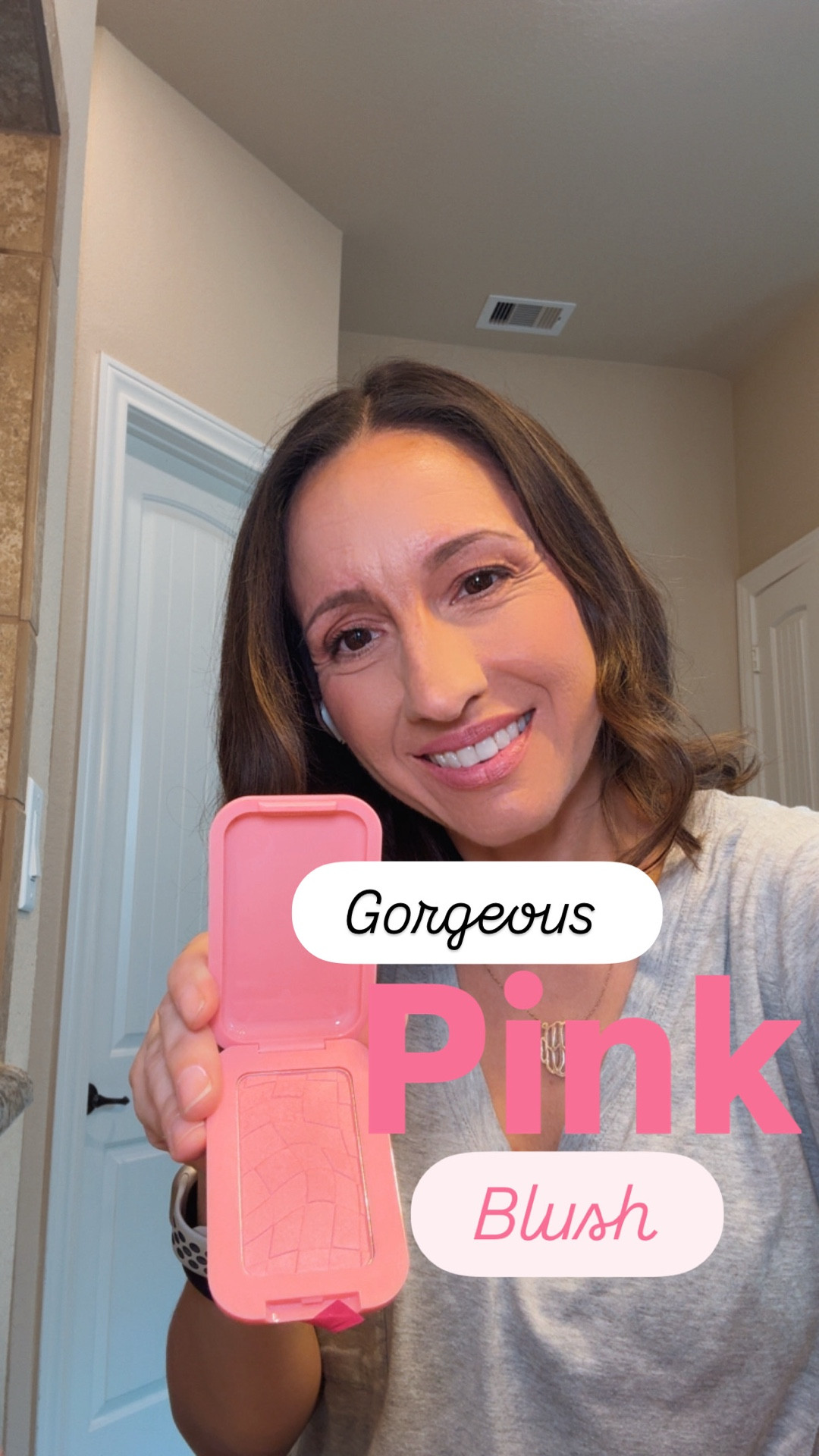 Gorgeous pink blush from Nyx that is so pretty!! 
Shade Butta Together 

#LTKselfcare #LTKOver40 #LTKBeauty