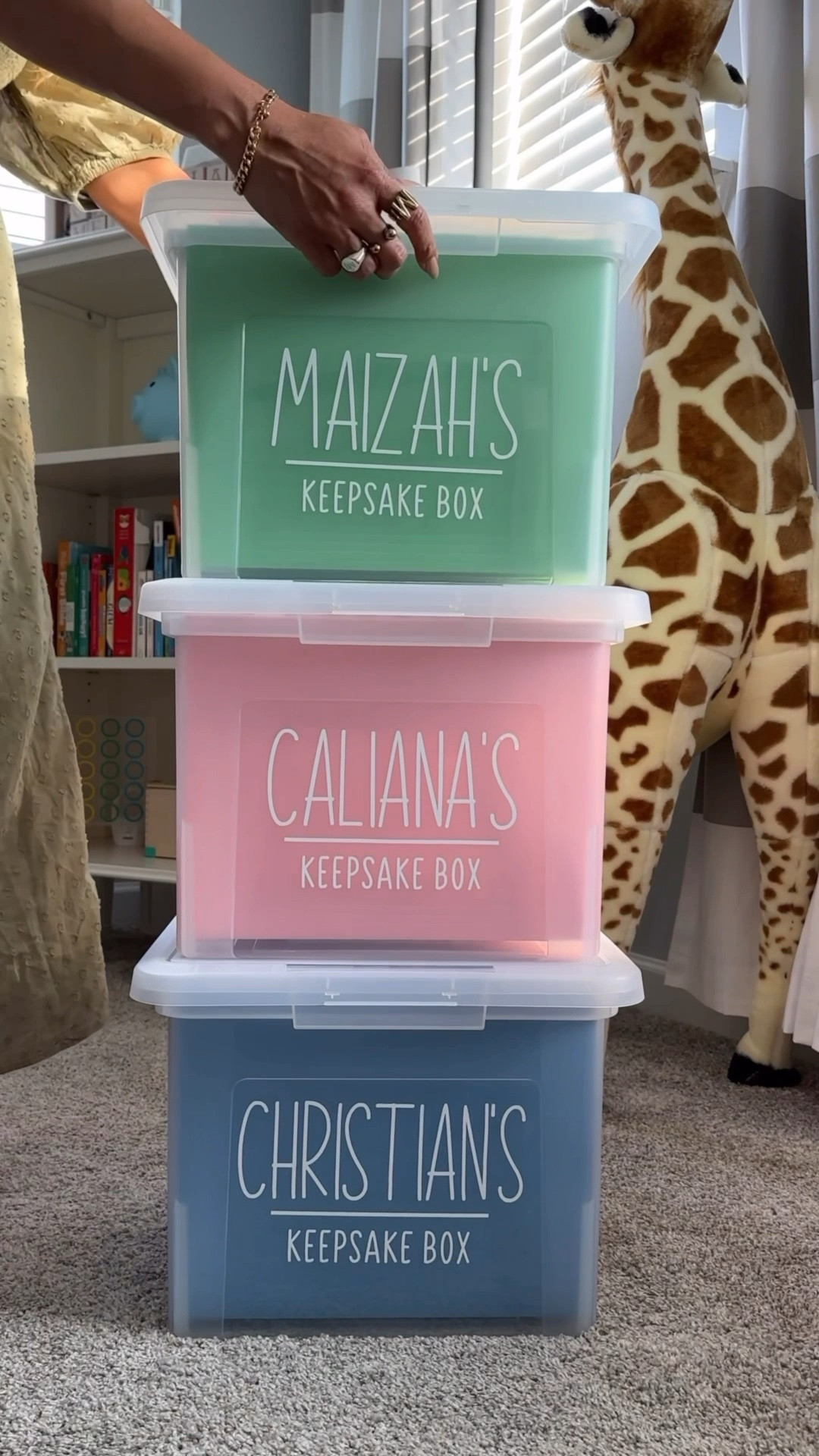 Back to school is here and your kids’ papers need a place to go. These keepsake boxes I got the kids, keep all their papers, forms, & certificates from school + activities. No guessing where to put papers—they all go here 🙌🏽

#LTKSeasonal #LTKHome #LTKKids