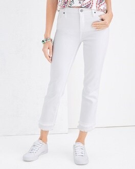 Girlfriend Frayed Crops | Chico's