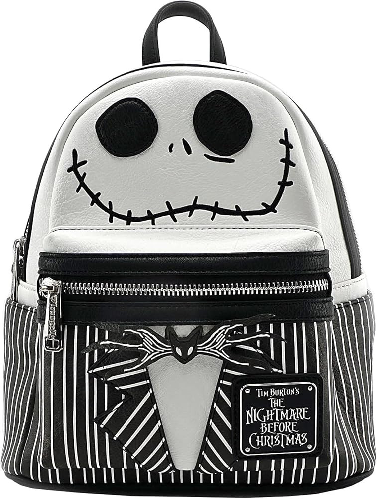 Loungefly x The Nightmare Before Christmas Jack Cosplay Faux Leather Backpack (One Size, Black) | Amazon (US)