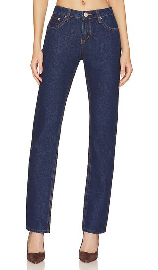 Mia Jean in Dark Wash | Revolve Clothing (Global)