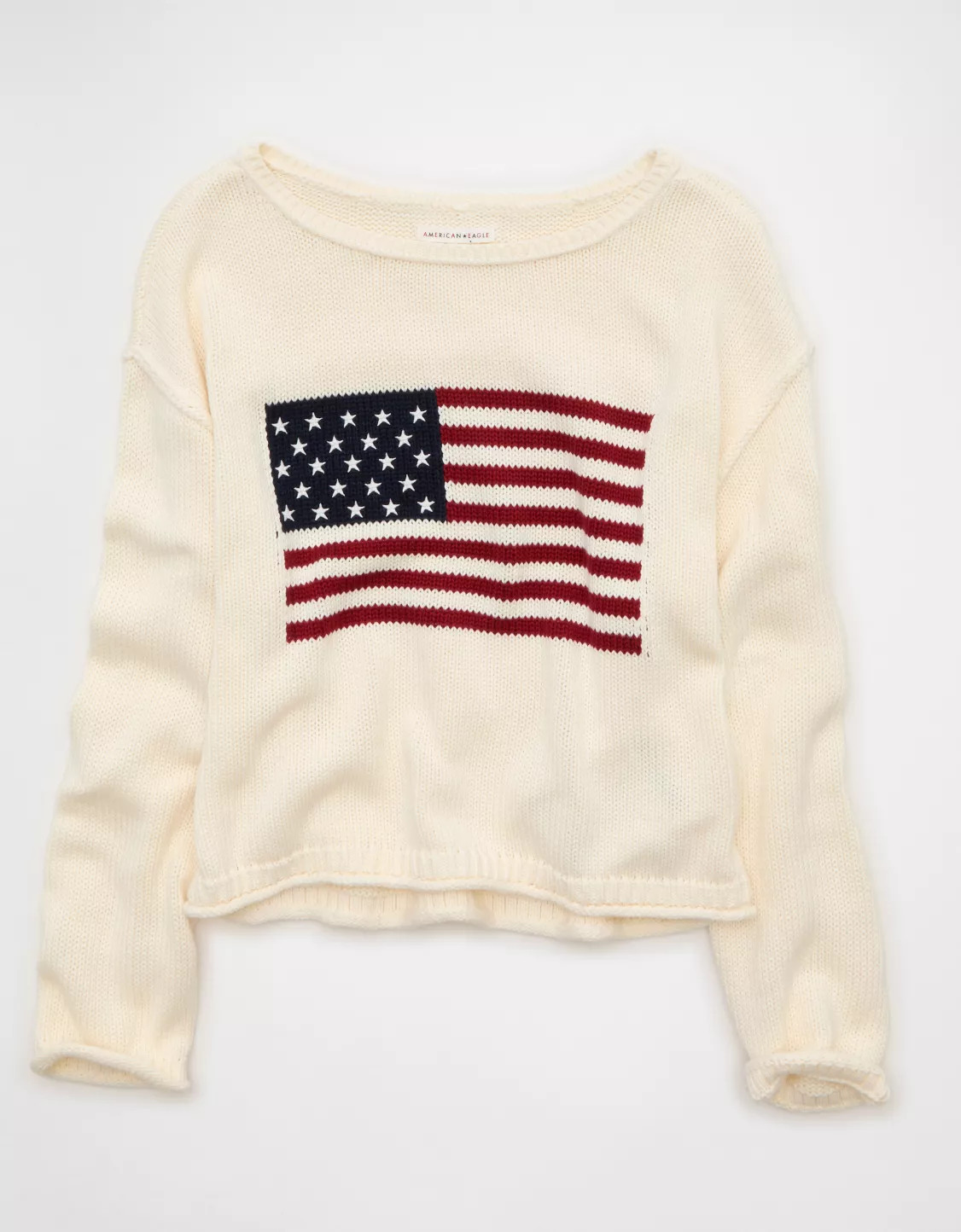AE American Flag Graphic Sweater | American Eagle Outfitters (US & CA)