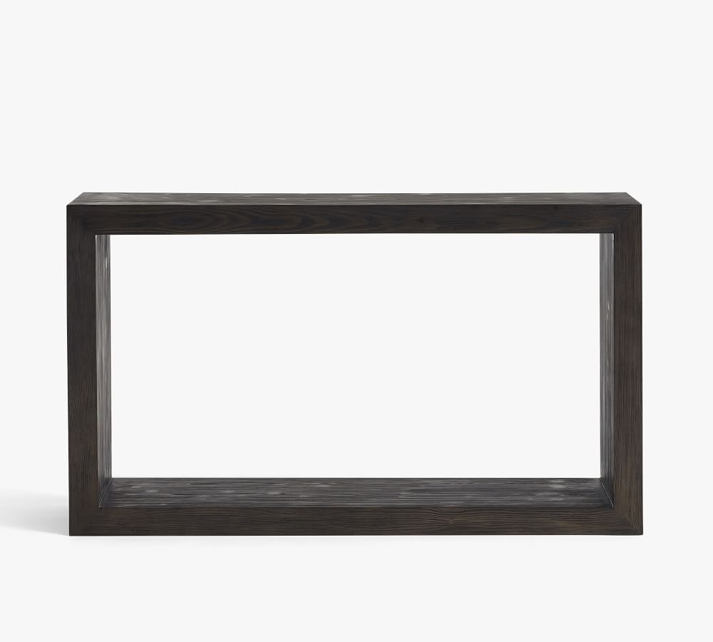 Folsom 52" Open Console Table, Charcoal | Pottery Barn (US)