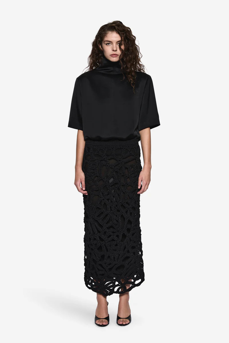 LEILA ACETATE TEE | MISHA