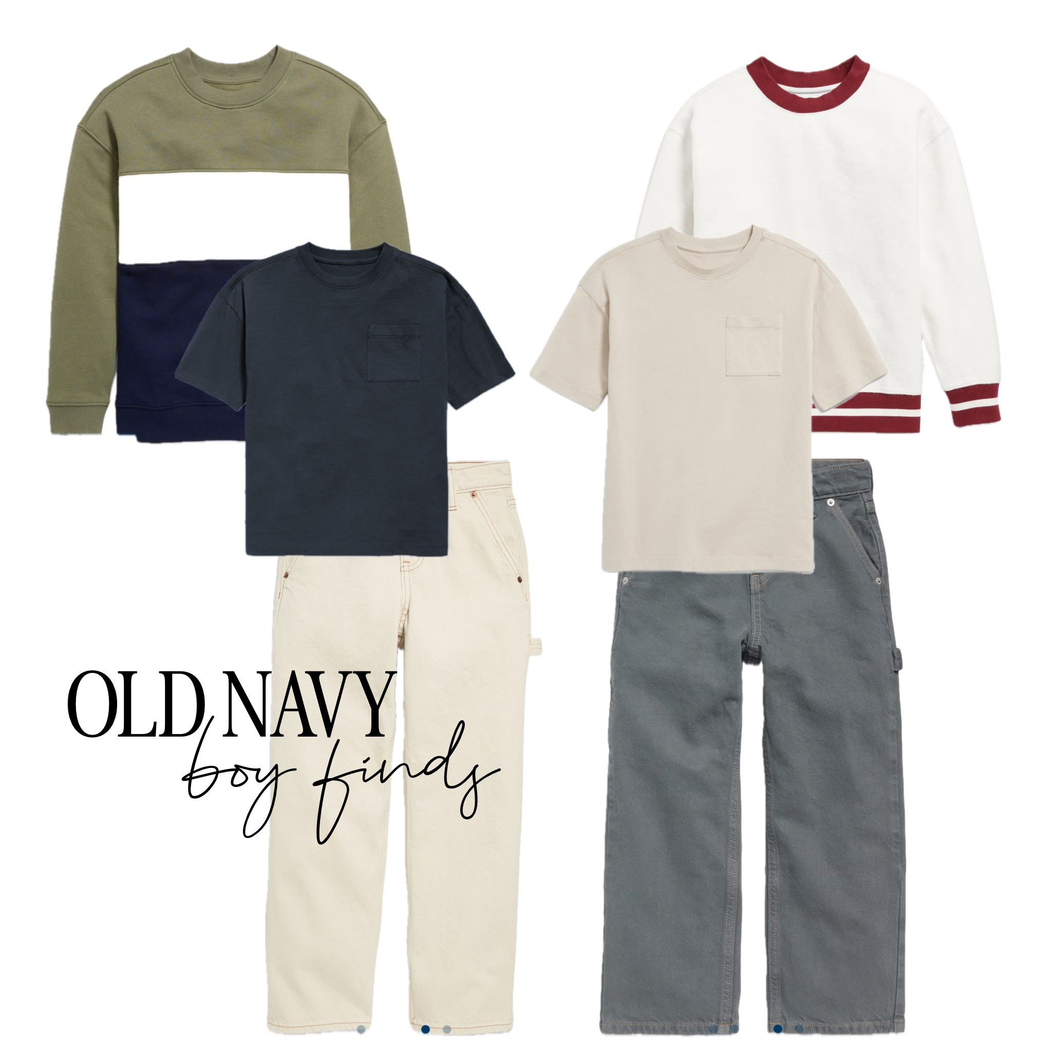 Clearance old navy boy finds!! It’s hard to find Reese bottoms that fit and these loose fit jeans will be perfect!

Old navy finds, boys clothes, sale kids clothes, trendy kids clothes 

#LTKParties #LTKKids #LTKFamily