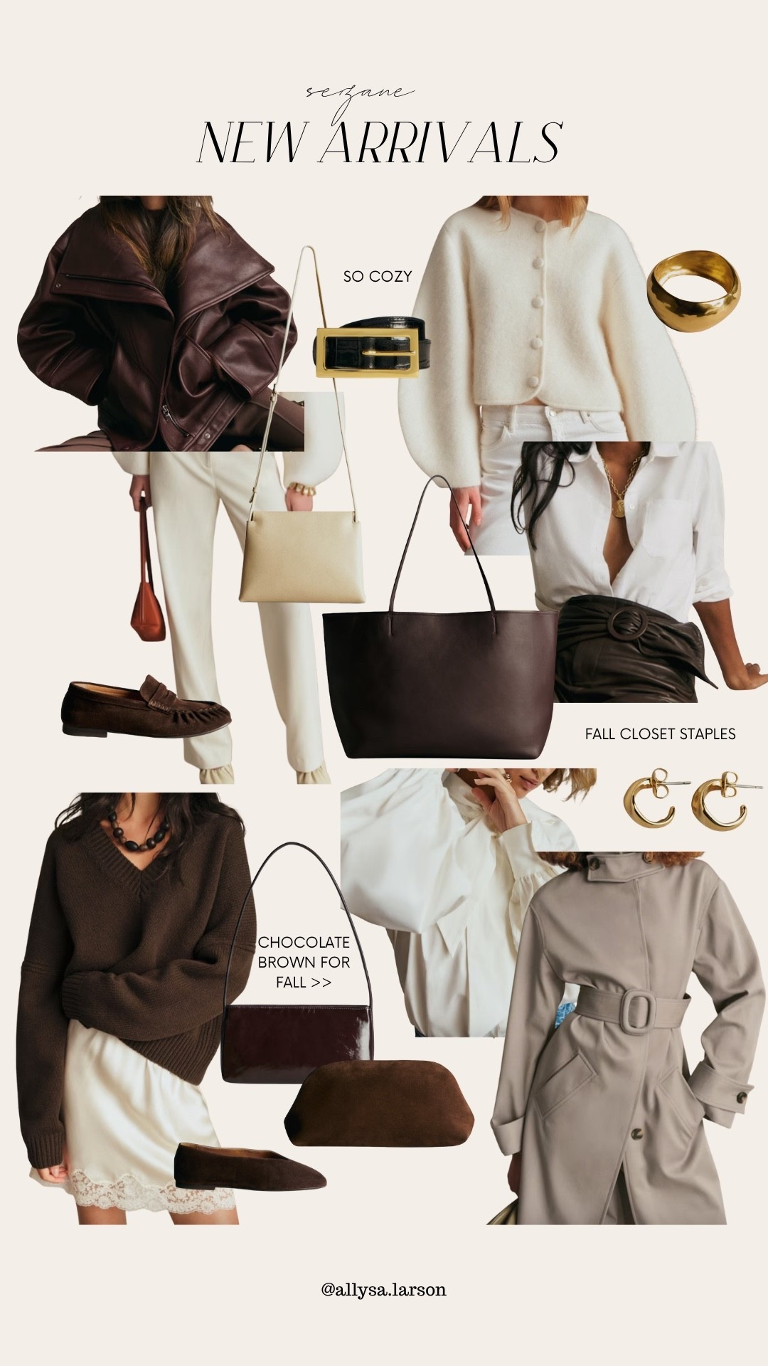 Sharing some of my favorite new arrivals from Sezane - loving chocolate brown for fall!

#LTKootd #LTKSeasonal