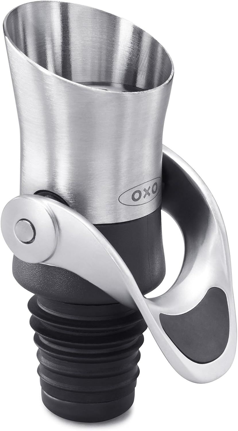 OXO SteeL Wine Stopper and Pourer | Amazon (US)