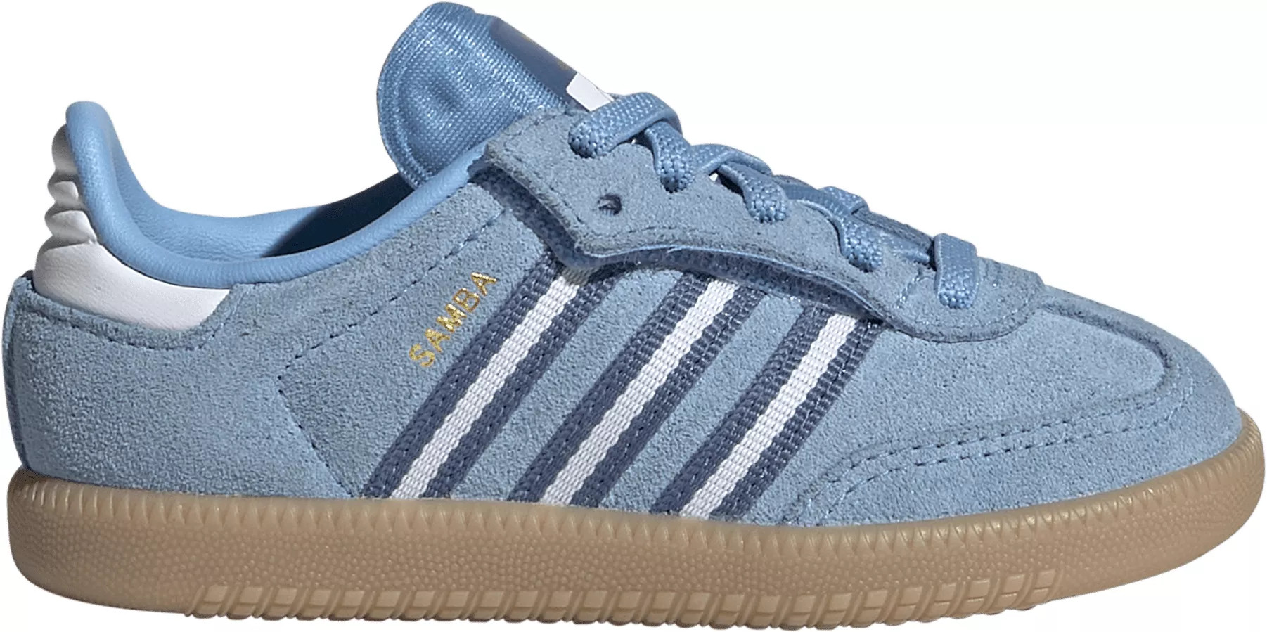 adidas Toddler FIFA World Cup Samba OG Comfort Closure Elastic Lace Shoes, Boys', Size 9, Light Blue/White/Gum | DICK'S Sporting Goods