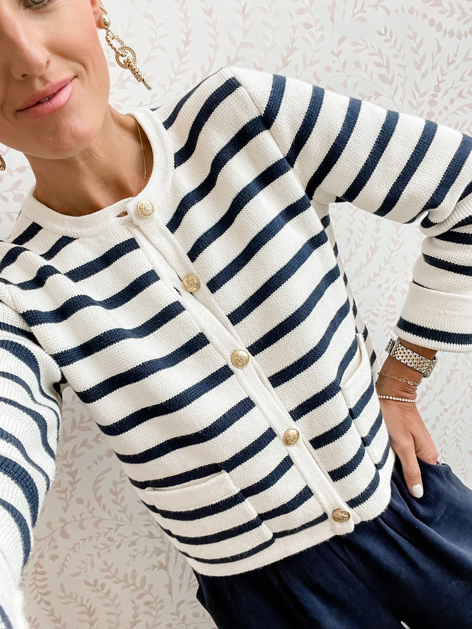 This J. Crew sweater is on sale today! 🙌🏼 The perfect cardigan! The stock is limited in this exact one, but the newer emilie sweater is extremely similar! Wearing XS!

Loverly Grey, J. Crew finds, sweater, cardigan, workwear, work outfit, teacher outfit, striped cardigan, striped sweater 

#LTKSaleAlert #LTKStyleTip #LTKFindsUnder100